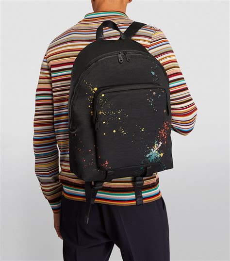 splatter paint backpack 